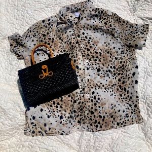Animal Print Short Sleeve